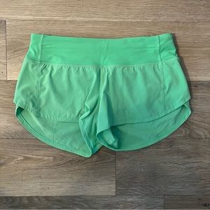 lululemon Speed Shorts • Size 4 • Excellent Used Condition